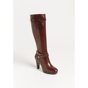 COLE HAAN Air Cara knee-high boot, chestnut color